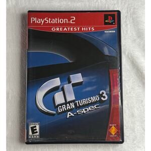 Gran Turismo 3 A-Spec (Greatest Hits) Sony PlayStation 2 PS2 Complete CIB 2001